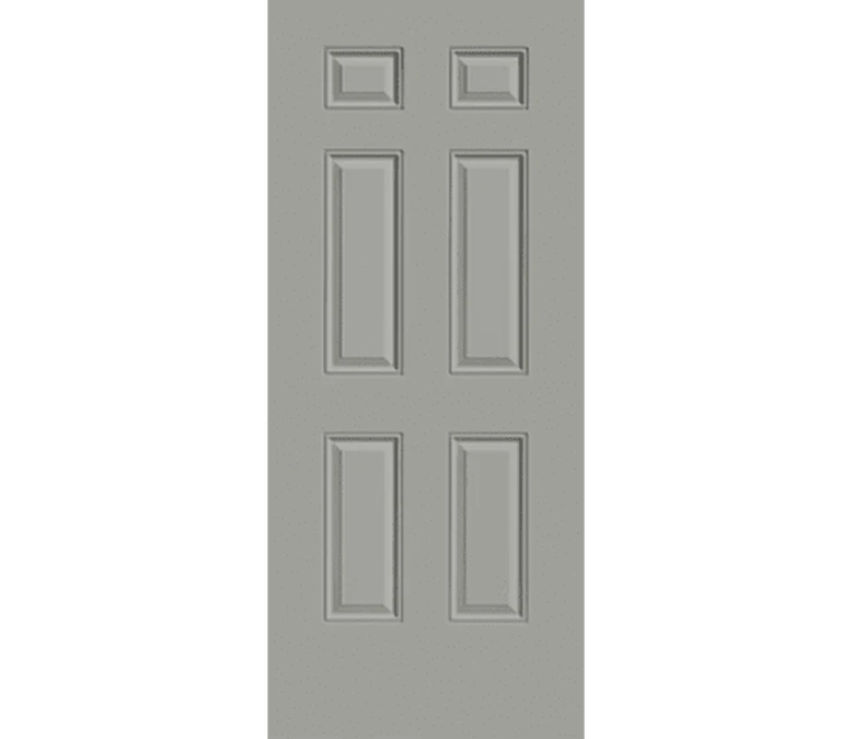 Billings 6 Panel Steel Entry Door