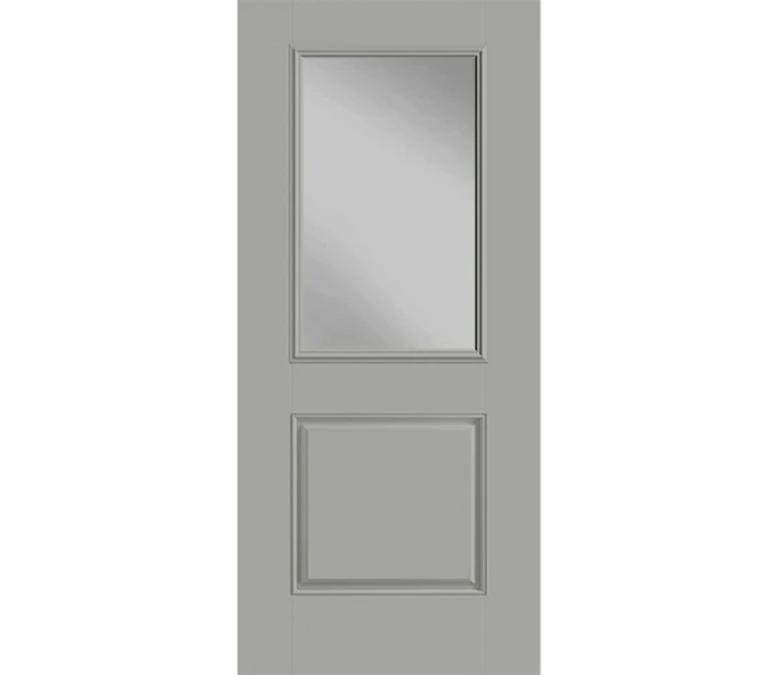 Billings Half Light 1 Panel Fiberglass Entry Door