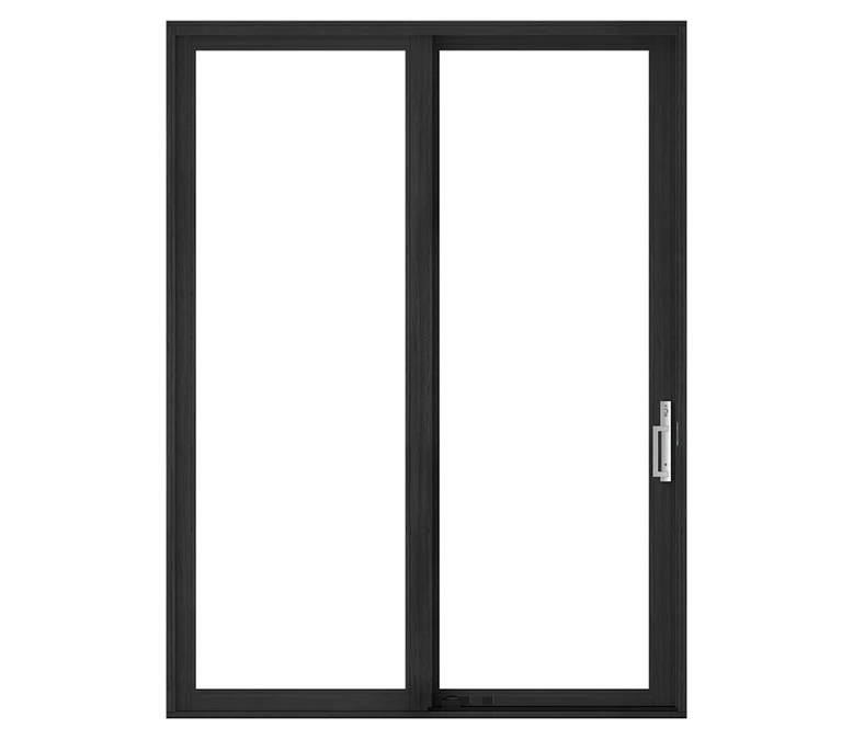 Billings Pella Reserve Contemporary Wood Sliding Patio Door