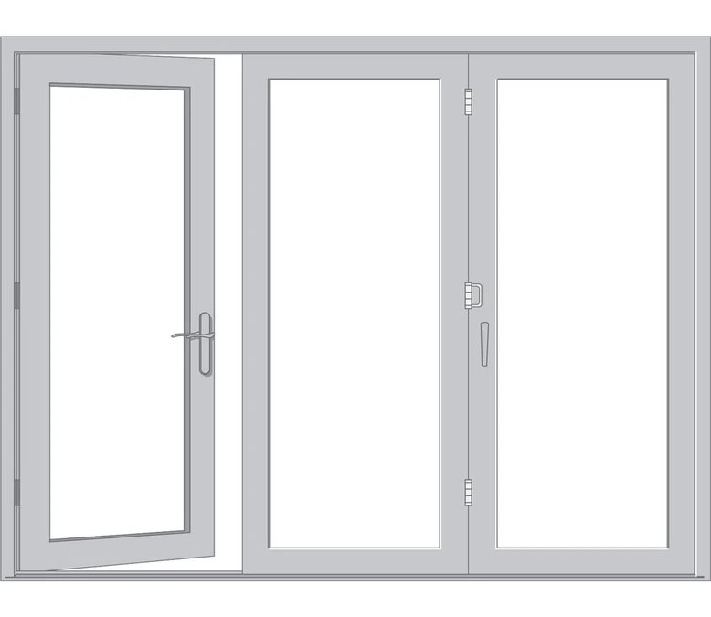 Billings Pella Architect Reserve Series Contemporary Bifold Patio Door