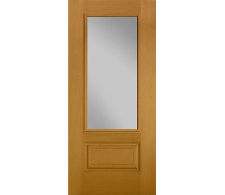 Billings Three Quaters light Fiberglass Entry Door