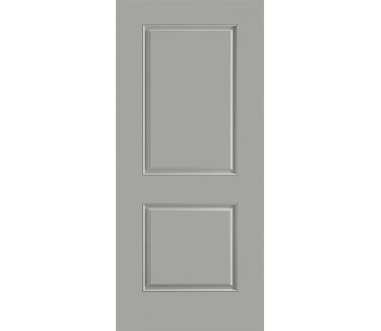 Billings Two Panel Square Fiberglass Entry Door